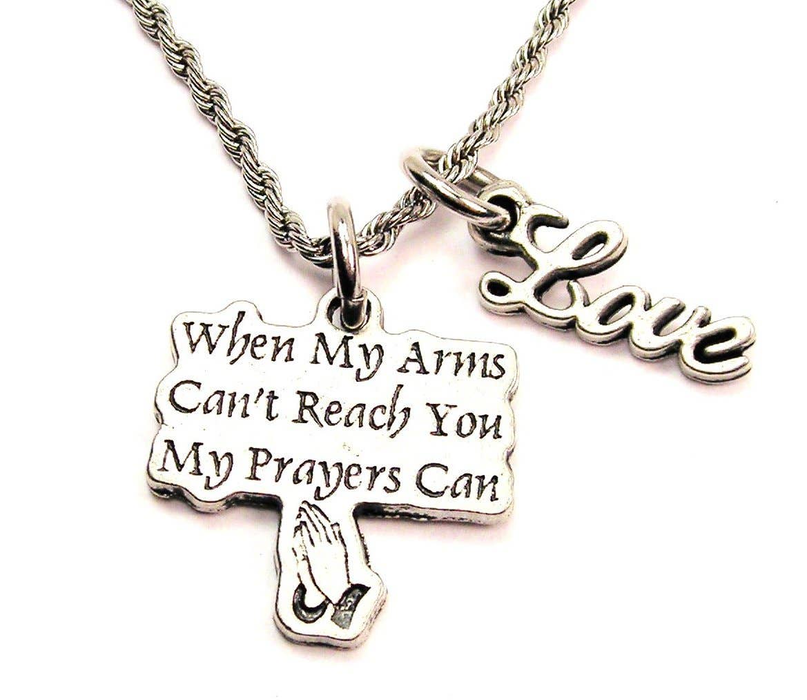 ChubbyChicoCharms Meow Paw Print Stainless Steel Rope Chain Cursive Love Necklace ChubbyChicoCharms Meow Paw Print Stainless Steel Rope Chain Cursive Love Necklace